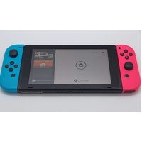 Nintendo Switch HAC-001(-01) Neon Blue Red Handheld Gaming Console with Dock