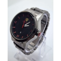 Ferrari 3254 Mens Black Dial Stainless Steel Watch