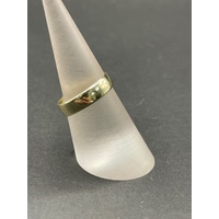 Unisex 9ct Yellow Gold Plain Band Ring