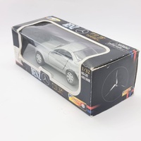 Mercedes-Benz SLK 1:32 Diecast Model Car Silver Open Door Collectible