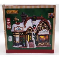 Lemax Christmas Village Devaneys Bakery Porcelain Lighted Building