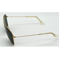 Ray-Ban RB3025 Aviator Classic Metal Frame Gold Green Sunglasses with Case