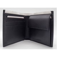 Lacoste M Billfold Coin Box NH2505FG Black Wallet and Card Case Set