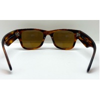 Ray-Ban Mega Wayfarer RB 0840S Sunglasses Tortoise Shell Frame Brown Lenses 51mm