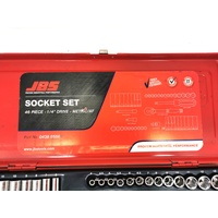 JBS 46 Piece 1/4 Inch Drive Socket Set Metric and AF