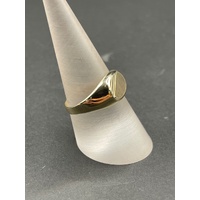 Mens 9ct Yellow Gold Signet Ring