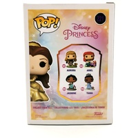 Funko Pop! Disney Princess Belle Gold #221 Exclusive Vinyl Figure with Pin