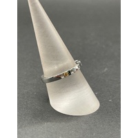 Ladies 18ct White Gold Diamond Band Ring