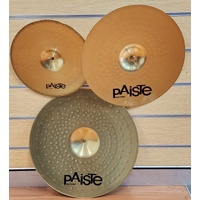 Paiste PST 3 Universal Set Cymbals 20in Ride 18in Crash 14in Hi-Hat Top Bottom