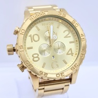 Nixon Simplify The 51-30 Chrono All Gold Stainless Steel Mens Watch