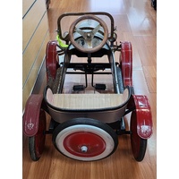 Vintage Childs Pedal Car Pressed Metal 100cm x 55cm x 55cm