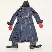 Persona 5 Joker Cosplay Costume Set with Wig Mask Jacket Top and Shoes