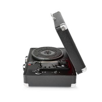 Anko JLR-78990 3 Speed Turntable with Bluetooth Black and Red