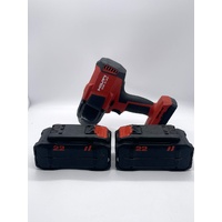 Hilti SIW 8-22 1/2 Drive Cordless Impact Wrench Skin with 2 x 7.9Ah Batteries