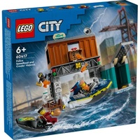 LEGO City Police Speedboat and Crooks Hideout 60417