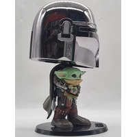 Funko Pop! Star Wars 380 The Mandalorian with The Child 10 Inch Vinyl Figure