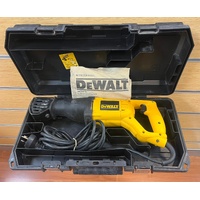 DeWalt DW304P-XE 29mm 230V 1050W Reciprocating Saw with Hard Case and Manual
