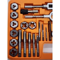Frost 40 Piece Imperial Tap and Die Set Coarse and Fine Pitch