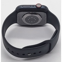 Apple Watch Series 9 45mm WiFi and Cellular Aluminum Case with Black Sport Band