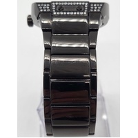Guess Phoenix Gents Multi Crystal Silver Dial Black SS Analog Watch GW0094G3