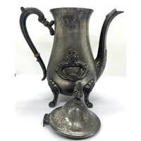 Vintage Ornate Silver Plated Teapot