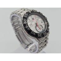 TAG Heuer Formula 1 Quartz Chronograph CAH1111 Date Silver Dial Mens Watch
