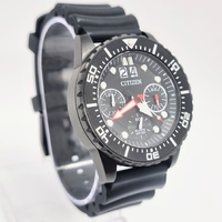 Citizen Chronograph Quartz Analog Black Dial Watch with Date Display AI7005-12E