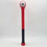 Snap-On 40 oz Ball Peen Soft Grip Dead Blow Hammer Red HBBD40