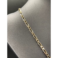 Unisex 9ct Yellow Gold Figaro Link Necklace