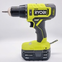 Ryobi 18V ONE+ Hammer Drill RPD18 with 4.0Ah 2.0Ah Batteries and 7pc Drill Bits