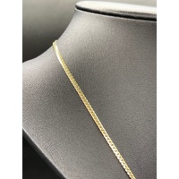 Unisex 18ct Yellow Gold Snake Link Necklace