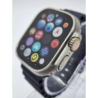 Apple Watch Ultra 2 GPS Cellular 49mm Natural Titanium Case Ocean Band MX4D3ZP/A
