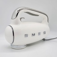 SMEG Electric Hand Mixer White with 6 Attachments Retro 50s Style