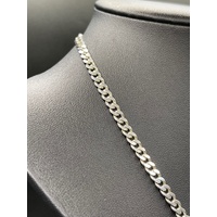 Unisex 925 Sterling Silver Curb Link Necklace