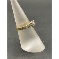 Ladies 18ct Yellow Gold Diamond Cluster Ring