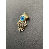 Ladies 9ct Yellow Gold Hindi Hand Pendant