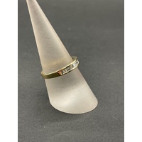Ladies 18ct Yellow Gold Diamond Band Ring