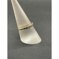 Ladies 18ct Yellow Gold Cubic Zirconia Ring