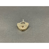 Ladies 9ct Yellow Gold Love Heart Locket Pendant