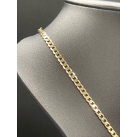 Unisex 9ct Yellow Gold Curb Link Necklace