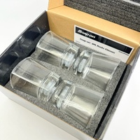 Snap-On 4 Pack Rounded Square Rocks Glasses SSX22P104 Premium Drinkware Set