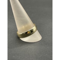 Unisex 9ct Yellow Gold Plain Band Ring