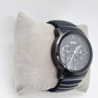 Hugo Boss Mens Chronograph Watch HB.141.1.34.2371 Black Rubber Strap 42mm