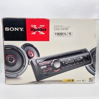Sony Xplod CXS-2916F Car Stereo with AUX CD FM 190W Peak 40W RMS Speakers