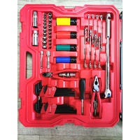 ToolPRO 198 Piece Automotive Tool Set 1/4 3/8 1/2 Inch Drive with Hard Case