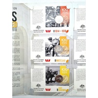 Royal Australian Mint ANZACS Remembered WWI 1914-1918 Official Coin Collection