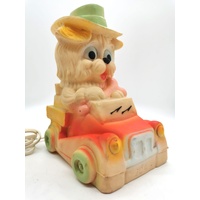 Netta Australia 1982 Bear in Car Night Light Lamp Vintage Rare