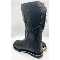 Answer AR1 Mens MX Offroad Boots Black Size 12 Durable Racing Gear