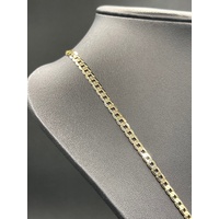 Unisex 9ct Yellow Gold Curb Link Necklace
