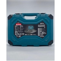 Makita E-10883 221 Piece Socket and Spanner Combo Tool Set with Case Heavy Duty